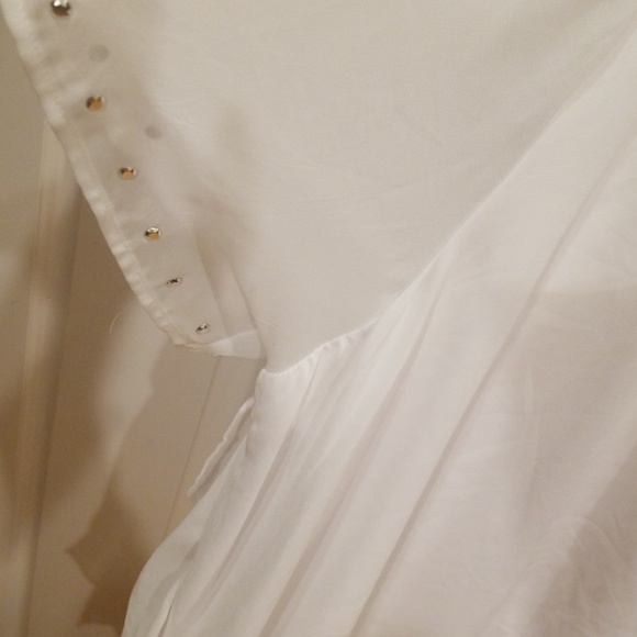 Alfani Woman Top Flowy w Jeweled neckline 2X  C020 - Picture 3 of 5